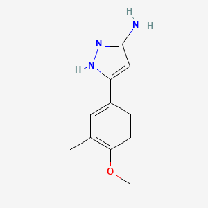 3-(4-methoxy-3-methylphenyl)-1H-pyrazol-5-amine