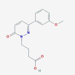 4-(3-(3-methoxyphenyl)-6-oxopyridazin-1(6H)-yl)butanoic acid