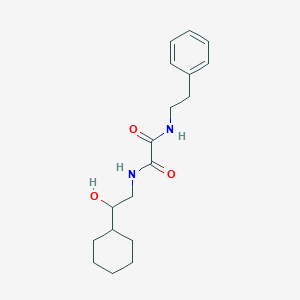 N1-(2-cyclohexyl-2-hydroxyethyl)-N2-phenethyloxalamide
