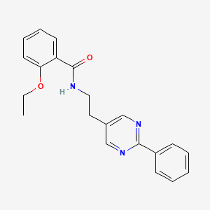 2-ethoxy-N-(2-(2-phenylpyrimidin-5-yl)ethyl)benzamide
