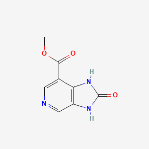 molecular formula C8H7N3O3 B2665470 Methyl 2-oxo-1,3-dihydroimidazo[4,5-c]pyridine-7-carboxylate CAS No. 2112668-59-2