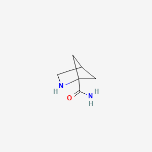 molecular formula C6H10N2O B2665471 2-Azabicyclo[2.1.1]hexane-1-carboxamide CAS No. 1782204-15-2
