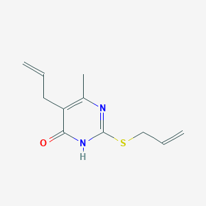 5-allyl-2-(allylthio)-6-methylpyrimidin-4-ol