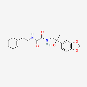 N-[2-(2H-1,3-benzodioxol-5-yl)-2-hydroxypropyl]-N'-[2-(cyclohex-1-en-1-yl)ethyl]ethanediamide