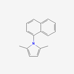 molecular formula C16H15N B2665534 2,5-dimethyl-1-(naphthalen-1-yl)-1H-pyrrole CAS No. 18494-86-5