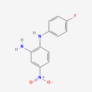 1-N-(4-fluorophenyl)-4-nitrobenzene-1,2-diamine