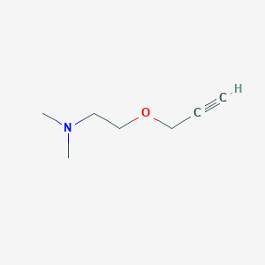 molecular formula C7H13NO B2665605 Dimethyl[2-(prop-2-yn-1-yloxy)ethyl]amine CAS No. 44857-35-4