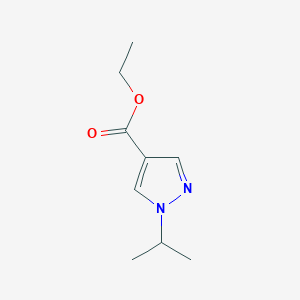 molecular formula C9H14N2O2 B2665612 乙酸1-异丙基-1H-嘧啶-4-羧酸乙酯 CAS No. 1103424-88-9