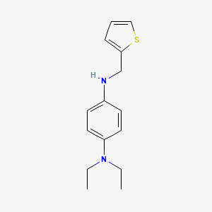 1-N,1-N-diethyl-4-N-(thiophen-2-ylmethyl)benzene-1,4-diamine