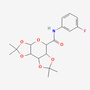 molecular formula C18H22FNO6 B2665645 C18H22Fno6 CAS No. 1008410-90-9