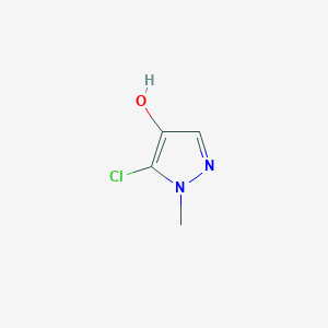 molecular formula C4H5ClN2O B2665656 5-Chloro-1-methylpyrazol-4-ol CAS No. 1890923-07-5