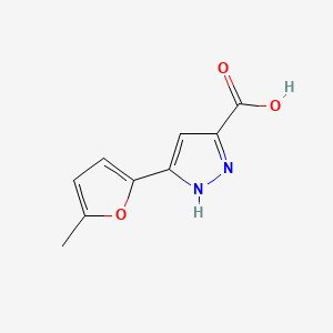 3-(5-methyl-2-furyl)-1H-pyrazole-5-carboxylic acid