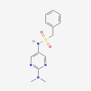 N-(2-(dimethylamino)pyrimidin-5-yl)-1-phenylmethanesulfonamide