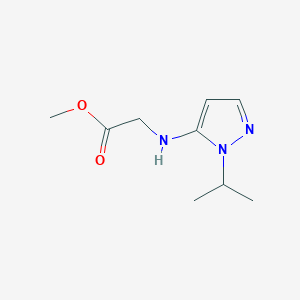 Methyl 2-[(2-propan-2-ylpyrazol-3-yl)amino]acetate