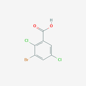 molecular formula C7H3BrCl2O2 B2665699 3-Bromo-2,5-dichlorobenzoic acid CAS No. 855202-79-8