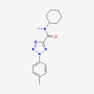 N-cyclohexyl-N-methyl-2-(p-tolyl)-2H-tetrazole-5-carboxamide