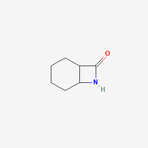 molecular formula C7H11NO B2665747 7-Azabicyclo[4.2.0]octan-8-one CAS No. 34102-49-3
