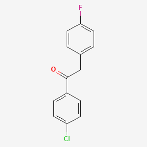 1-(4-Chlorophenyl)-2-(4-fluorophenyl)ethanone