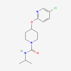 4-((5-chloropyridin-2-yl)oxy)-N-isopropylpiperidine-1-carboxamide