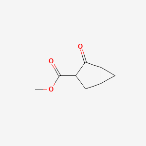 molecular formula C8H10O3 B2665774 Methyl 2-oxobicyclo[3.1.0]hexane-3-carboxylate CAS No. 1784428-94-9