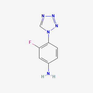 3-Fluoro-4-(1H-tetrazol-1-yl)aniline
