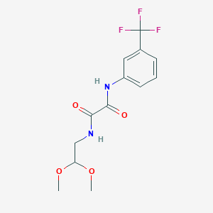 N-(2,2-dimethoxyethyl)-N'-[3-(trifluoromethyl)phenyl]oxamide