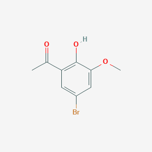 molecular formula C9H9BrO3 B2665794 1-(5-Bromo-2-hydroxy-3-methoxyphenyl)ethan-1-one CAS No. 99548-59-1
