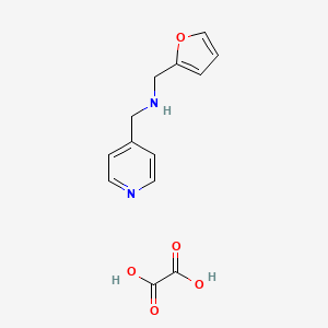 molecular formula C13H14N2O5 B2665814 (2-Furylmethyl)(4-pyridinylmethyl)amine oxalate CAS No. 1158366-17-6; 436086-98-5