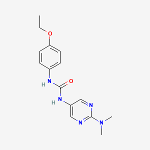 1-(2-(Dimethylamino)pyrimidin-5-yl)-3-(4-ethoxyphenyl)urea
