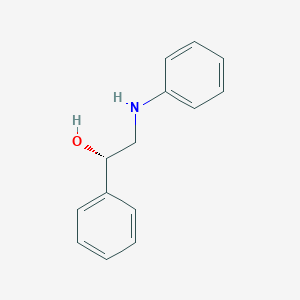 molecular formula C14H15NO B2665820 (1S)-1-phenyl-2-(phenylamino)ethan-1-ol CAS No. 1669402-65-6