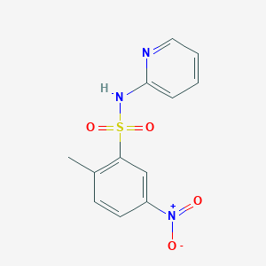 2-methyl-5-nitro-N-pyridin-2-ylbenzenesulfonamide