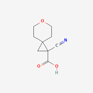 2-Cyano-6-oxaspiro[2.5]octane-2-carboxylic acid