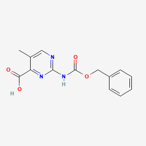 5-Methyl-2-(phenylmethoxycarbonylamino)pyrimidine-4-carboxylic acid