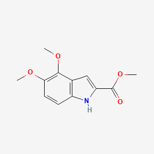 molecular formula C12H13NO4 B2665854 甲基-4,5-二甲氧基-1H-吲哚-2-羧酸酯 CAS No. 812652-84-9