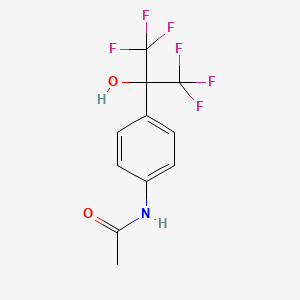 N-(4-(1,1,1,3,3,3-Hexafluoro-2-hydroxypropan-2-yl)phenyl)acetamide