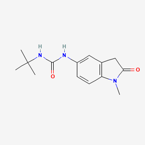 1-(Tert-butyl)-3-(1-methyl-2-oxoindolin-5-yl)urea