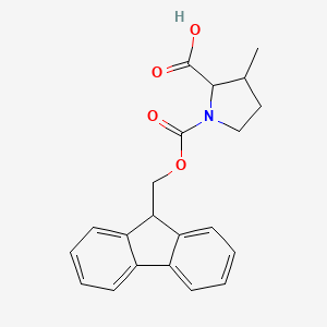 1-{[(9H-fluoren-9-yl)methoxy]carbonyl}-3-methylpyrrolidine-2-carboxylic acid, Mixture of diastereomers
