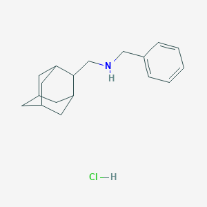 molecular formula C18H26ClN B2665951 1-(2-Adamantyl)-N-benzylmethanamine;hydrochloride CAS No. 2126178-42-3