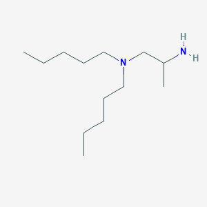 molecular formula C13H30N2 B2665989 N~1~,N~1~-dipentylpropane-1,2-diamine CAS No. 869945-05-1