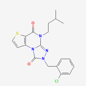 molecular formula C19H19ClN4O2S B2666000 Chembl4554495 CAS No. 1359322-03-4
