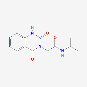 molecular formula C13H15N3O3 B2666007 2-(2,4-二氧代-1H-喹唑啉-3-基)-N-丙基乙酰胺 CAS No. 688773-37-7