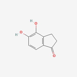 molecular formula C9H8O3 B2666016 4,5-dihydroxy-2,3-dihydro-1H-inden-1-one CAS No. 28954-56-5