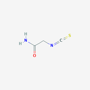 molecular formula C3H4N2OS B2666037 2-异硫氰酸乙酰胺 CAS No. 145518-36-1