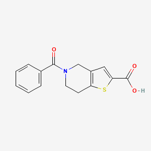 5-Benzoyl-4,5,6,7-tetrahydrothieno[3,2-c]pyridine-2-carboxylic acid