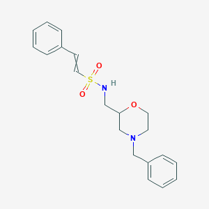 N-[(4-benzylmorpholin-2-yl)methyl]-2-phenylethene-1-sulfonamide