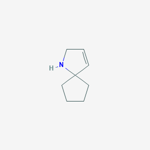molecular formula C8H13N B2666076 1-氮杂螺[4.4]壬-3-烯 CAS No. 1955522-57-2
