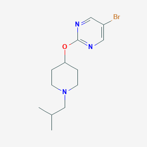 5-Bromo-2-[1-(2-methylpropyl)piperidin-4-yl]oxypyrimidine