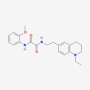 N-[2-(1-ethyl-1,2,3,4-tetrahydroquinolin-6-yl)ethyl]-N'-(2-methoxyphenyl)ethanediamide