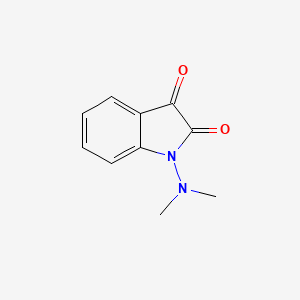 molecular formula C10H10N2O2 B2666190 1-(dimethylamino)-1H-indole-2,3-dione CAS No. 124315-67-9