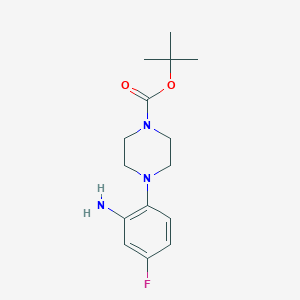 tert-Butyl 4-(2-amino-4-fluorophenyl)piperazine-1-carboxylate